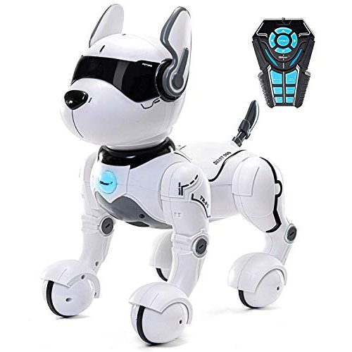 Top Race robothund fjärrstyrd med ljus och ljud