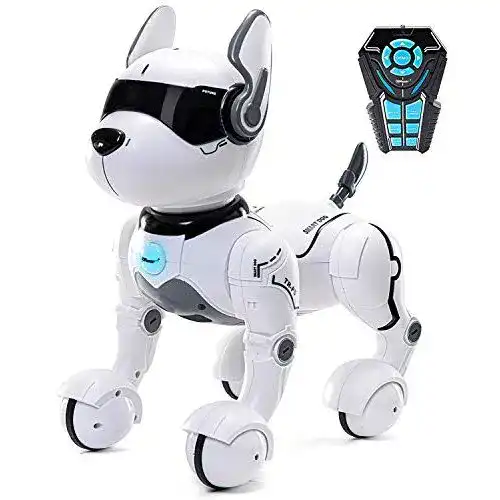 Ferngesteuerter Roboterhund von Top Race mit Licht und Sound