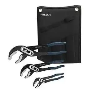 Rohrzangen presch wasserpumpenzangen set mit rolltasche