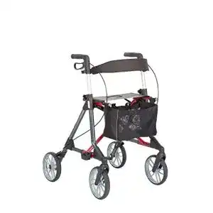 Rollator russka elan classic anthrazit dunkelrot