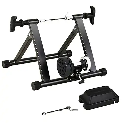 Rollentrainer HOMCOM – Fahrradtrainer für effektives Heimtraining