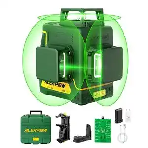 Rotationslaser aleapow kreuzlinienlaser 3x360 gruene laserlinie