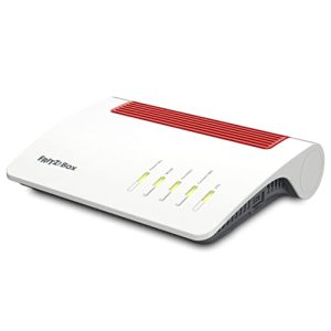 Roteador AVM FRITZ!Box 7590 AX (Wi-Fi 6 com 2.400 MBit/s (5GHz) e 1.200