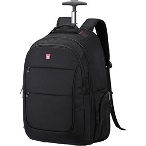 Carrinho de mochila OIWAS bolsa de viagem com rodas, laptop de 15,6 polegadas