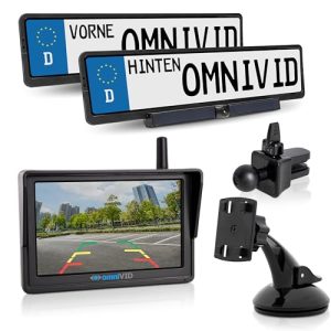 Reversing camera omniVID ® solar duo for front and rear