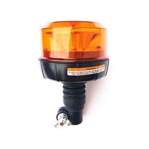 Farol giratório Matel luz avisadora de serviço 12 LED 12V 24V