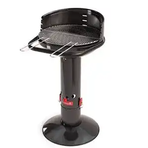 Saeulengrill barbecook loewy 50 holzkohlegrill mit windschutz