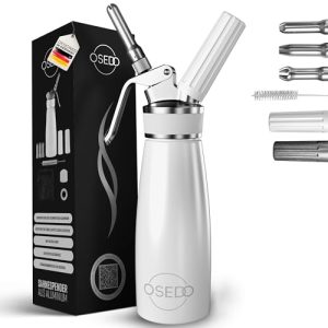 Cream dispenser OSEDO ® 500ml incl. 3 stainless steel nozzles