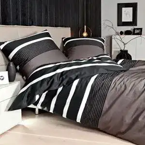 Satin bettwaesche janine satin bettwaesche j d nougat schwarz