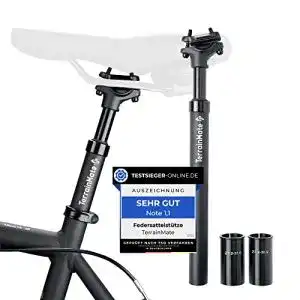Sattelstuetze terrainmate gefedert fuer e bike trekking mtb
