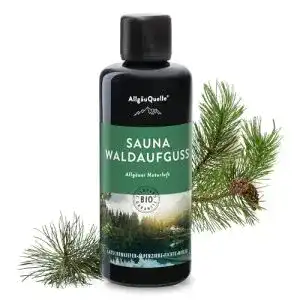 Saunaaufguss allgaeuquelle naturprodukte 100 bio