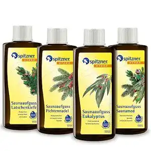 Saunaaufguss spitzner set freier atem 4 x 190 ml