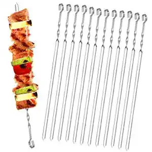 Schaschlikspiesse homealexa 20 stuecke grillspiesse grill kabob