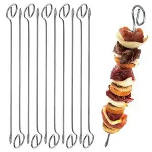 Schaschlikspiesse menz stahlwaren grillspiesse 10er set 210mm