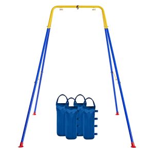 Estrutura de balanço dobrável FUNLIO para crianças com 4 sacos de areia