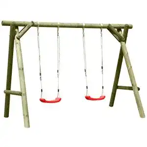 Schaukelgestell gartenpirat classic outdoor 2 kinderschaukeln
