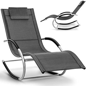 Espreguiçadeira de balanço atévex espreguiçadeira de relaxamento espreguiçadeira de jardim dobrável, cadeira de praia