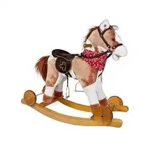 Schaukelpferd famosa softies 760013062 mit rollen und sound