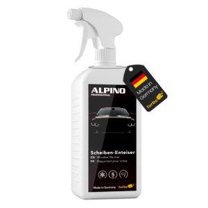 Dégivreur de pare-brise Alpino Turbo en spray pour voiture (1 litre) transparent