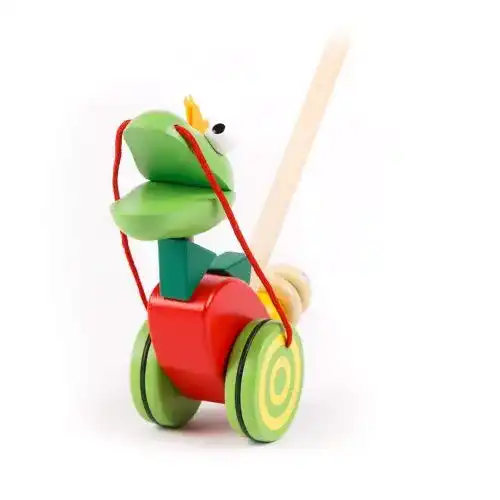 Schiebetier aus Holz – Drachen Schiebefigur für Kinder