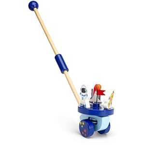 Push toy Mousehouse Presenter, push-leksak med raket