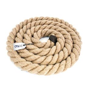 Ship rope DQ-PP JUTE ROPE 10m, 30mm thick, natural brown cord