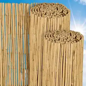 Schilfrohrmatte sol royal schilf sichtschutz zaun 140x600 cm