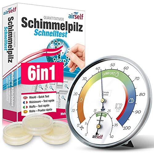 Schimmeltest airself + Thermohygrometer