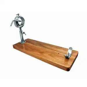 Schinkenhalter nerthus fij 366 aus akazienholz braun