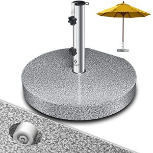 Schirmständer KESSER ® Granit Sonnen mit Edelstahlrohr - schirmstaender kesser granit sonnen mit edelstahlrohr