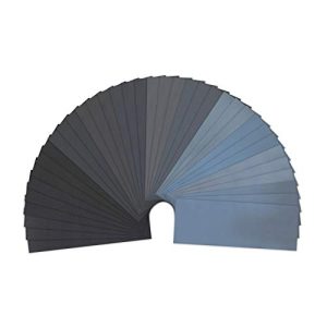 Set professionale di carta vetrata LANHU, grana 320-5000, 36 pezzi, bagnata
