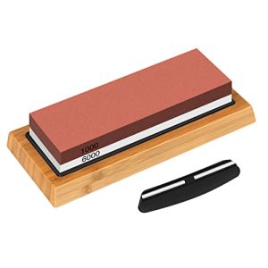 Piedra de afilar cuchillo Eletorot accesorios de cocina, piedra de afilar 2 en 1
