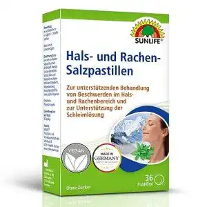 Schleimloeser sunlife hals und rachen salztabletten 1 x 36 stueck