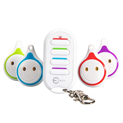 Schlüsselfinder Esky, Wireless Schlüssel Finder mit 4 Empfängern