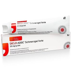 Gel para el dolor ADGC DICLO- forte 180 g, alivio eficaz del dolor