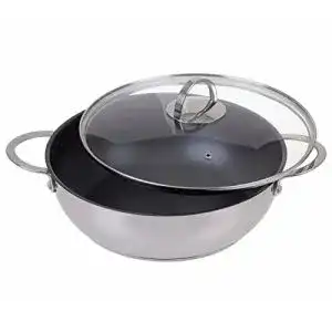 Schmorpfanne graewe servierpfanne o 28 cm aus edelstahl