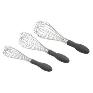 Whisk Amazon Basics Set made of stainless steel, 3 pieces