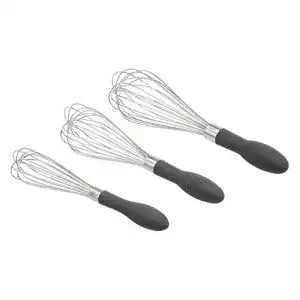 Schneebesen amazon basics set aus edelstahl 3 stueck