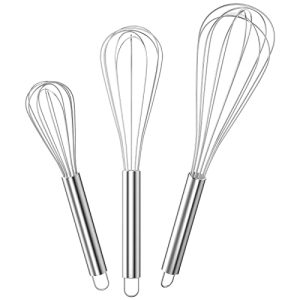 Whisk Gvolatee set stainless steel, whisk 3 pieces