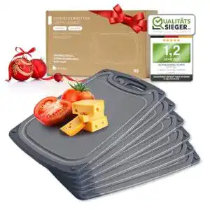 Schneidebrett exitoso das original fruehstuecksbrettchen 6er set
