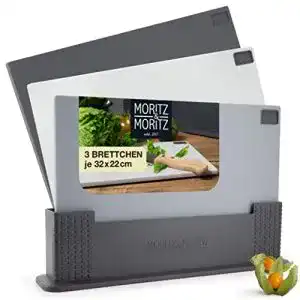 Schneidebrett moritz moritz 3x kunststoff set 32 x 22 cm
