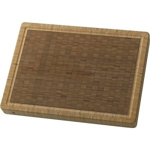 Masif bambu ağacından yapılmış kesme tahtası ikiz kesme tahtası