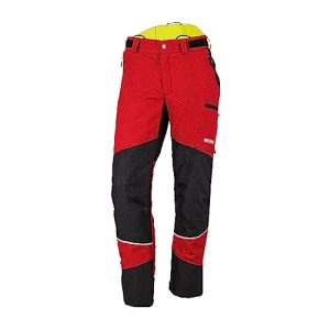 Pantalón de protección contra cortes KOX Duro 2.0, rojo, talla 25 fornido