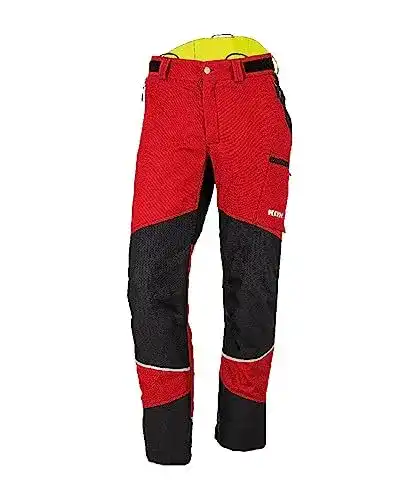 Schnittschutzhose KOX Duro 2.0 in Rot, Größe 25 untersetzt