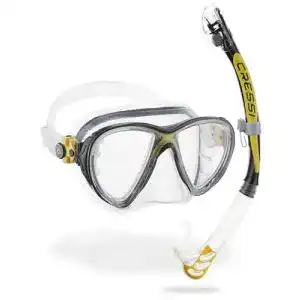 Schnorchelset cressi big eyes evo alpha ultra dry schnorcheln set