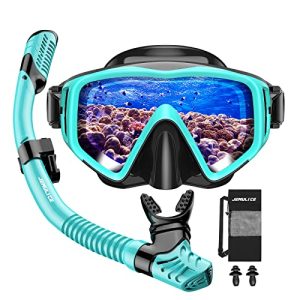 Conjunto de snorkel JEMULICE adultos, conjunto com óculos de mergulho