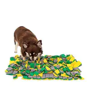 Schnueffelteppich lionto fuer hunde suchteppich trainingsmatte