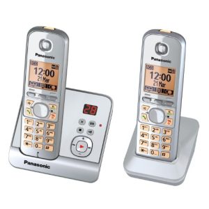 Duo de telefone sem fio Panasonic KX-TG6722GS Duo