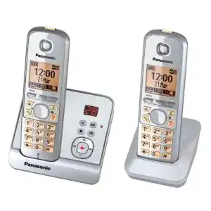 Schnurloses telefon duo panasonic kx tg6722gs duo