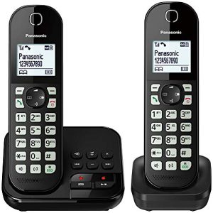 Duo telefono cordless Panasonic KX-TGC462GB nero